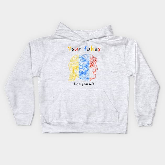 Your Fakes Kids Hoodie by Alfaroni